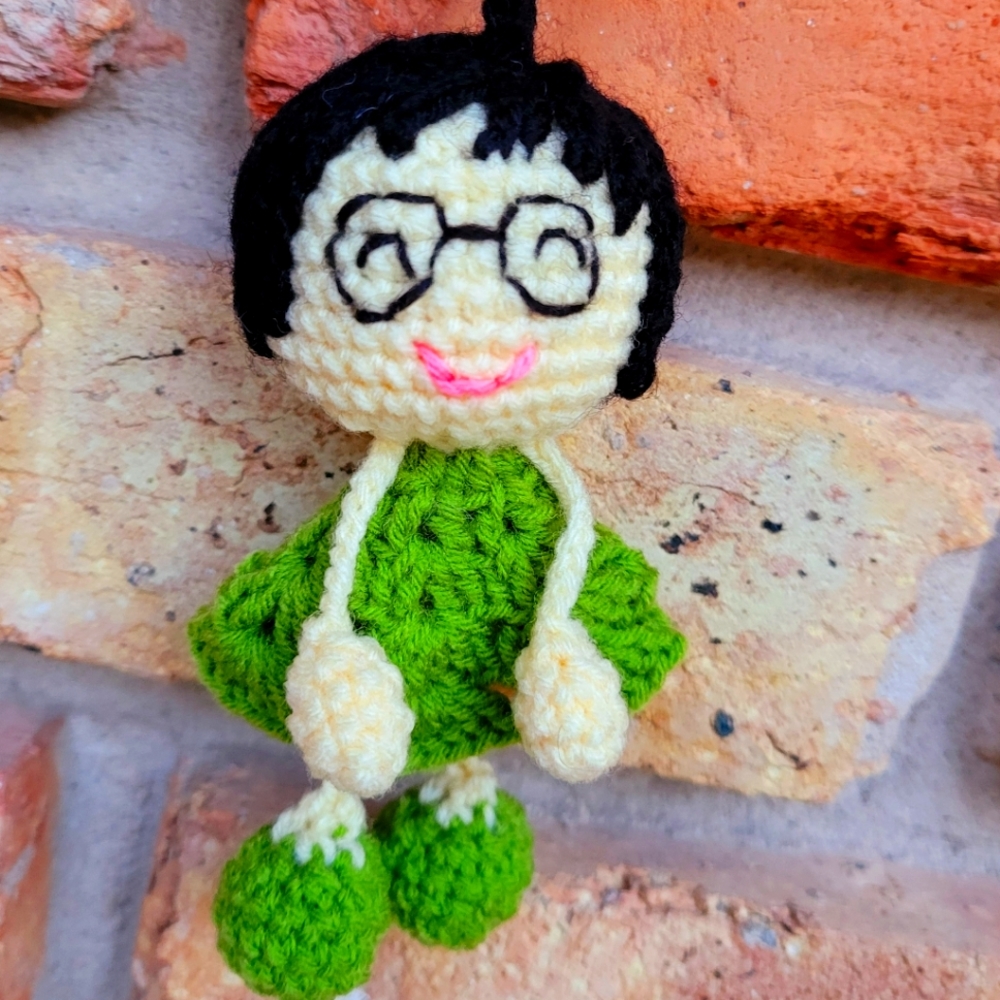 Sweet Personality Mini Doll Handmade Keychain | Crochet Keychain